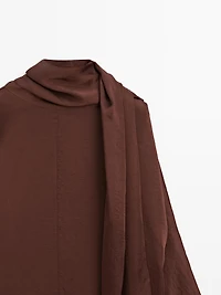 Flowing long sleeve midi dress - STUDIO