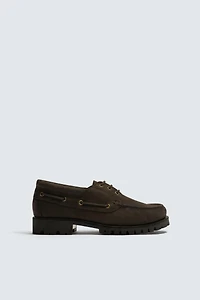 LEATHER BOAT SHOES
