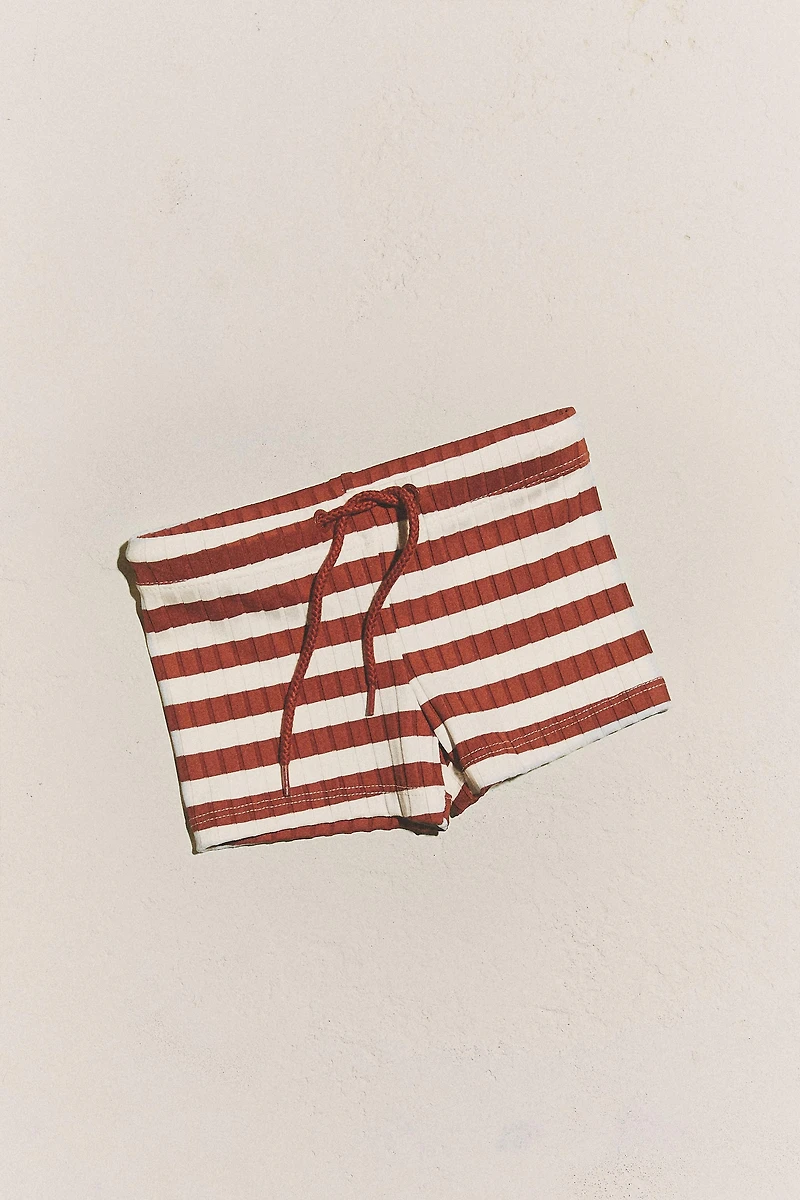 MAILLOT DE BAIN BERMUDA RAYÉ ENFANT