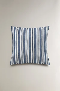 STRIPED THROW PILLOW COVER