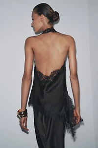 TOP HALTER EN DENTELLE ZW COLLECTION