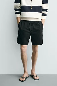TWILL RELAXED FIT SHORTS
