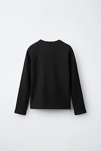 RIBBED T-SHIRT