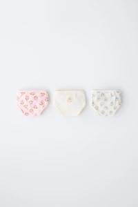 AGES 6-14/ THREE-PACK OF BOHO UNDERWEAR