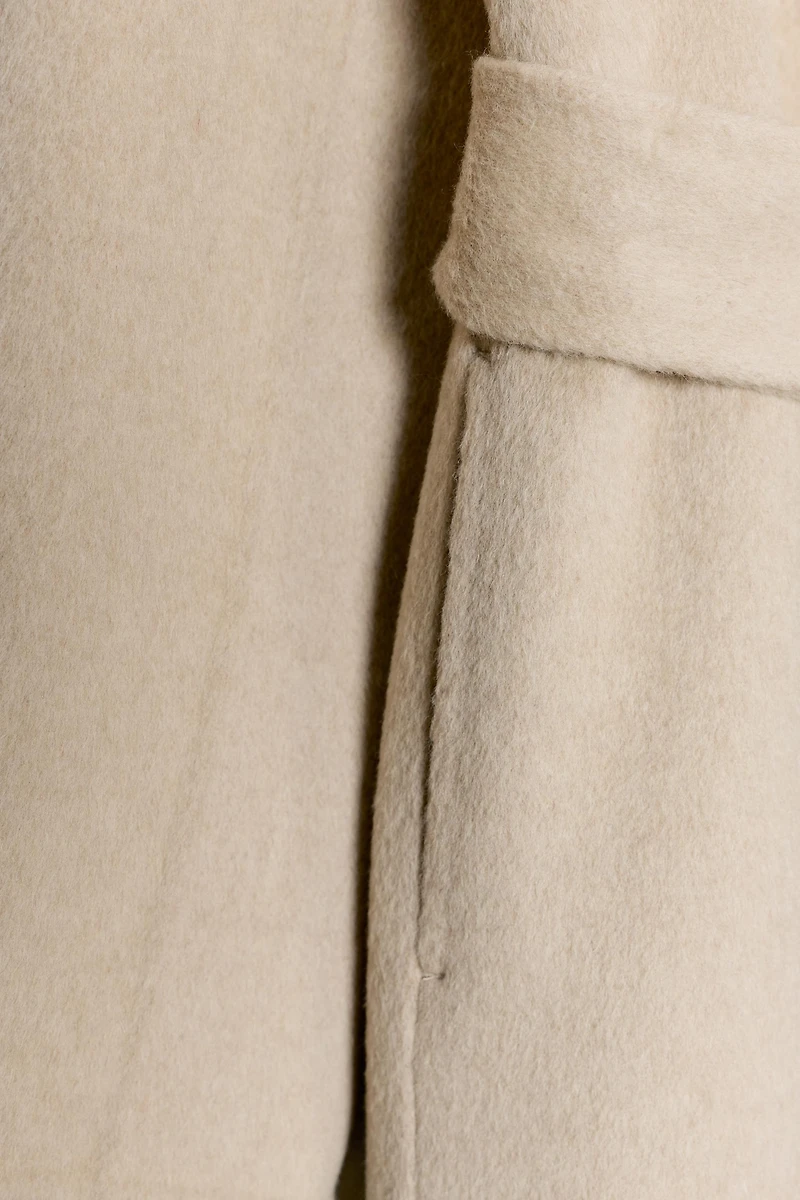 MANTEAU MINIMAL MÉLANGE LAINE ZW COLLECTION ÉDITION LIMITÉE