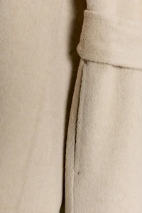 MANTEAU MINIMAL MÉLANGE LAINE ZW COLLECTION ÉDITION LIMITÉE