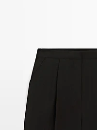 Technical fabric Bermuda shorts