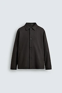 RELAXED FIT TWILL OVERSHIRT