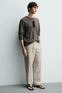 PANTALON STRUCTURÉ COUPE DÉCONTRACTÉE
