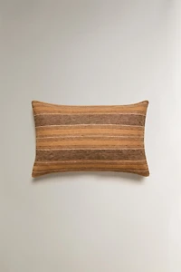 HOUSSE DE COUSSIN LIN RAYURES