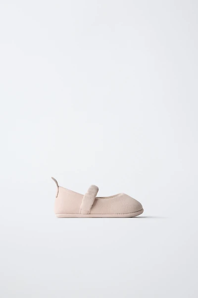 LEATHER BALLET FLATS