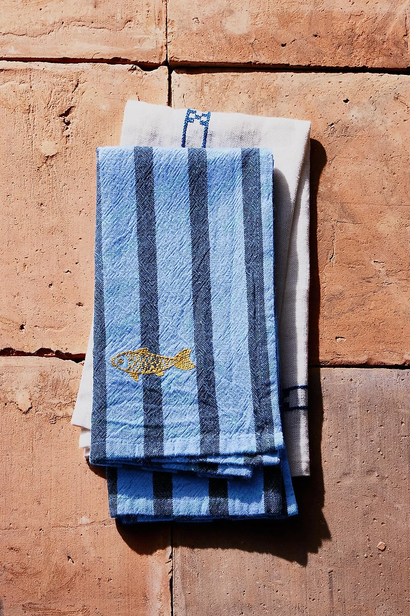 YARN-DYED STRIPE NAPKINS (PACK OF 2)
