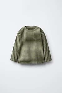 STRIPED LOGO T-SHIRT