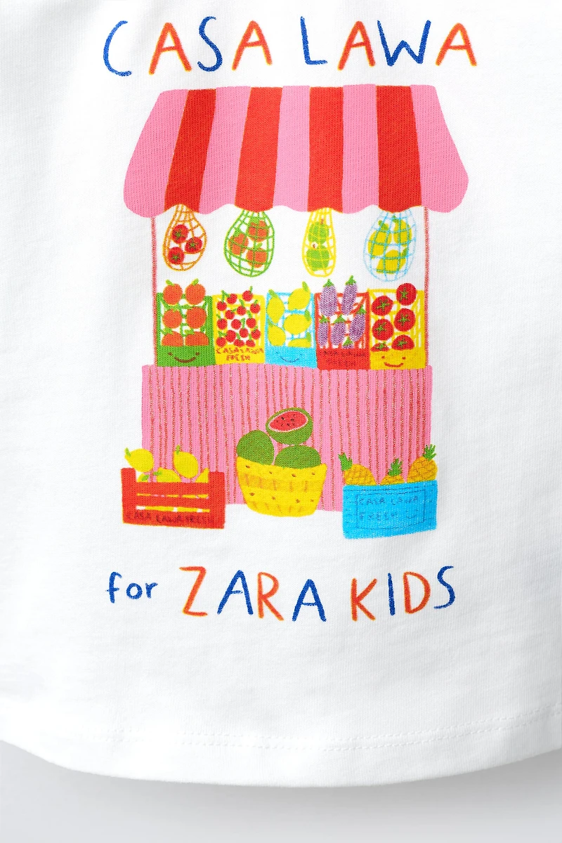 PRINTED CASA LAWA X ZARA KIDS T-SHIRT