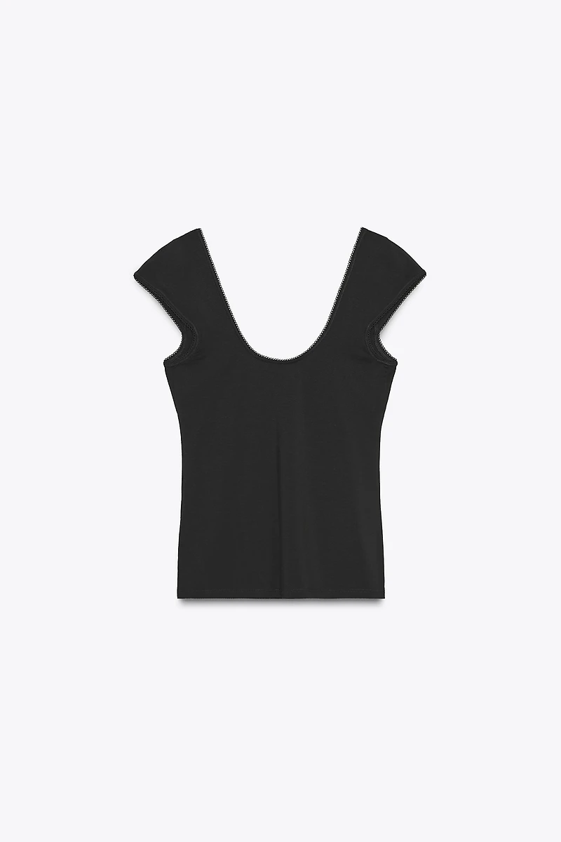 LYOCELL LACE TOP