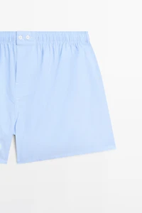 100% cotton striped boxers