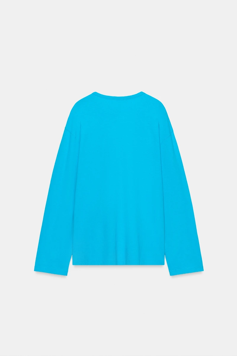 T-SHIRT EN COTON ET LIN