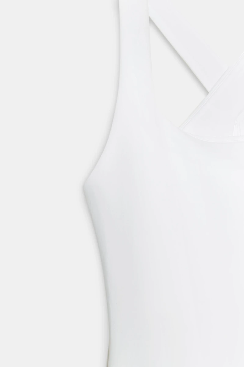 LONG POLYAMIDE BLEND DRESS