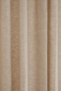 TRANSLUCENT LINEN SHOWER CURTAIN