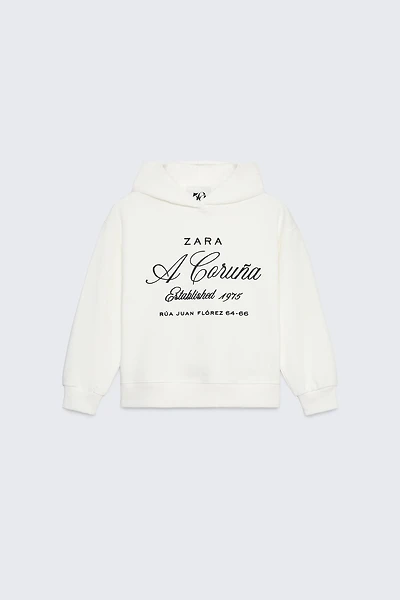 50TH ANNIVERSARY EMBROIDERED TEXT HOODIE