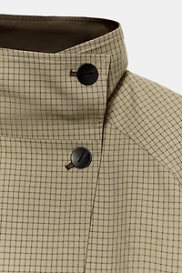 VESTE RÉVERSIBLE À CARREAUX ZW COLLECTION