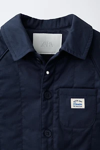 QUILTED LABEL JACKET