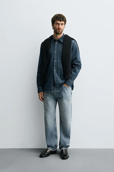 WASHED DENIM SHIRT