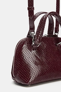 EMBOSSED MINI CITY BAG