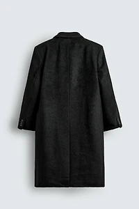 DOUBLE-BREASTED WOOL COAT