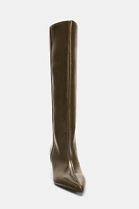 KITTEN HEEL BOOTS