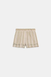ZW COLLECTION RUSTIC STRIPED BERMUDA SHORTS