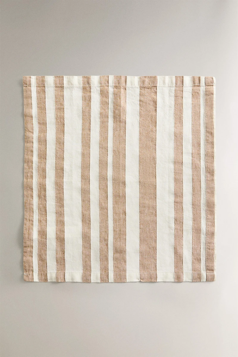 SET OF STRIPED LINEN NAPKINS (SET OF 2)