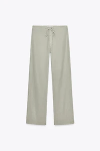 STRAIGHT PAJAMA PANTS