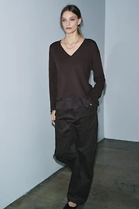 HAUT BIMATIÈRE EN DENTELLE