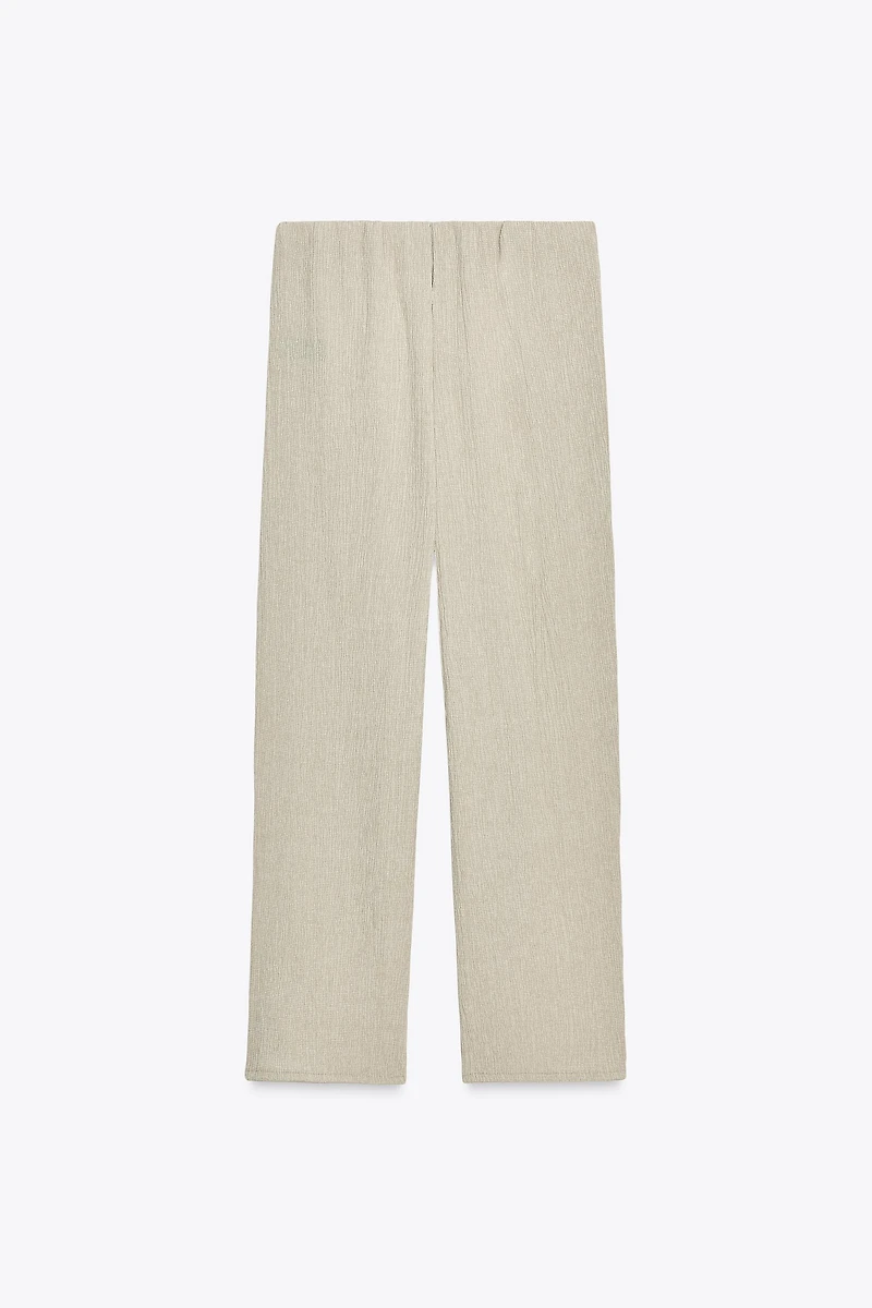 PANTALON BAGGY TEXTURÉ
