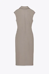 PIQUÉ SHIRT DRESS