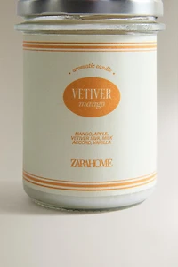 (130 G) VETIVER MANGO SCENTED CANDLE