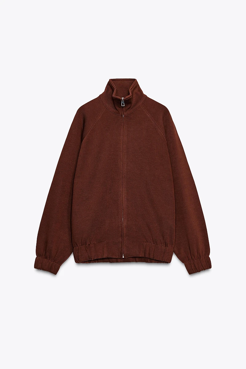 SOFT ZIP SWEATSHIRT