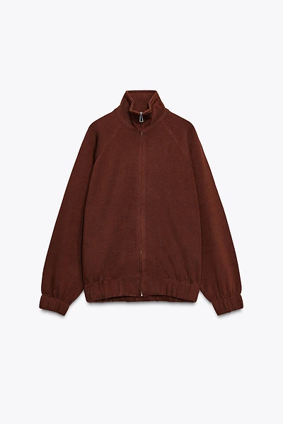 SOFT ZIP SWEATSHIRT