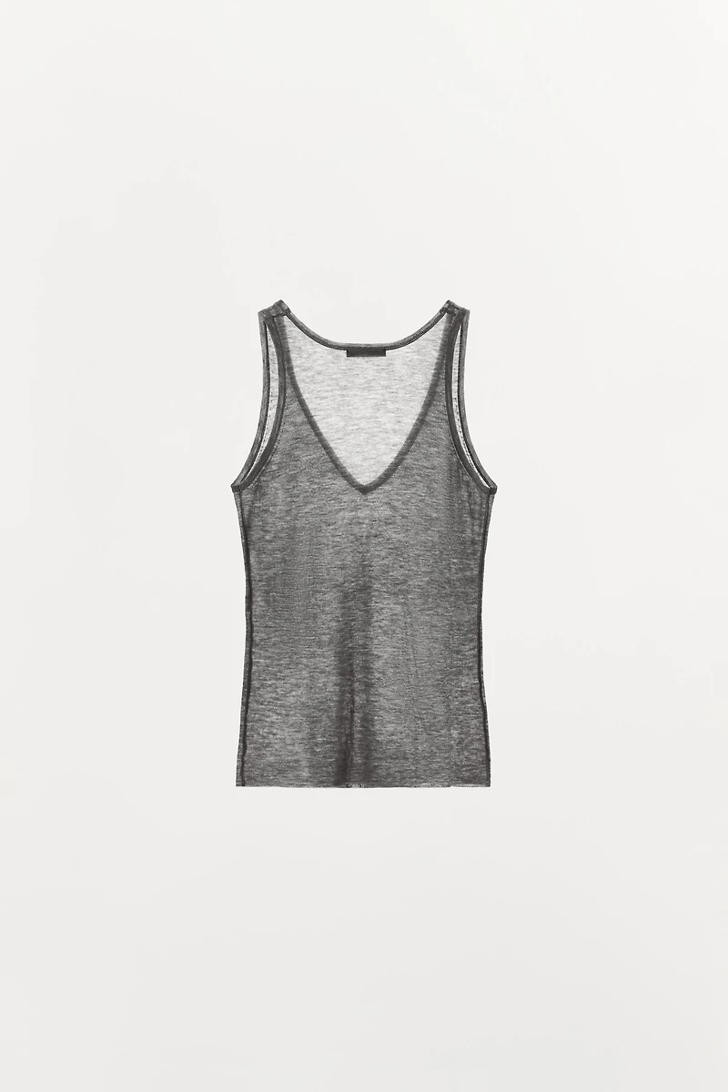 100% WOOL TANK TOP