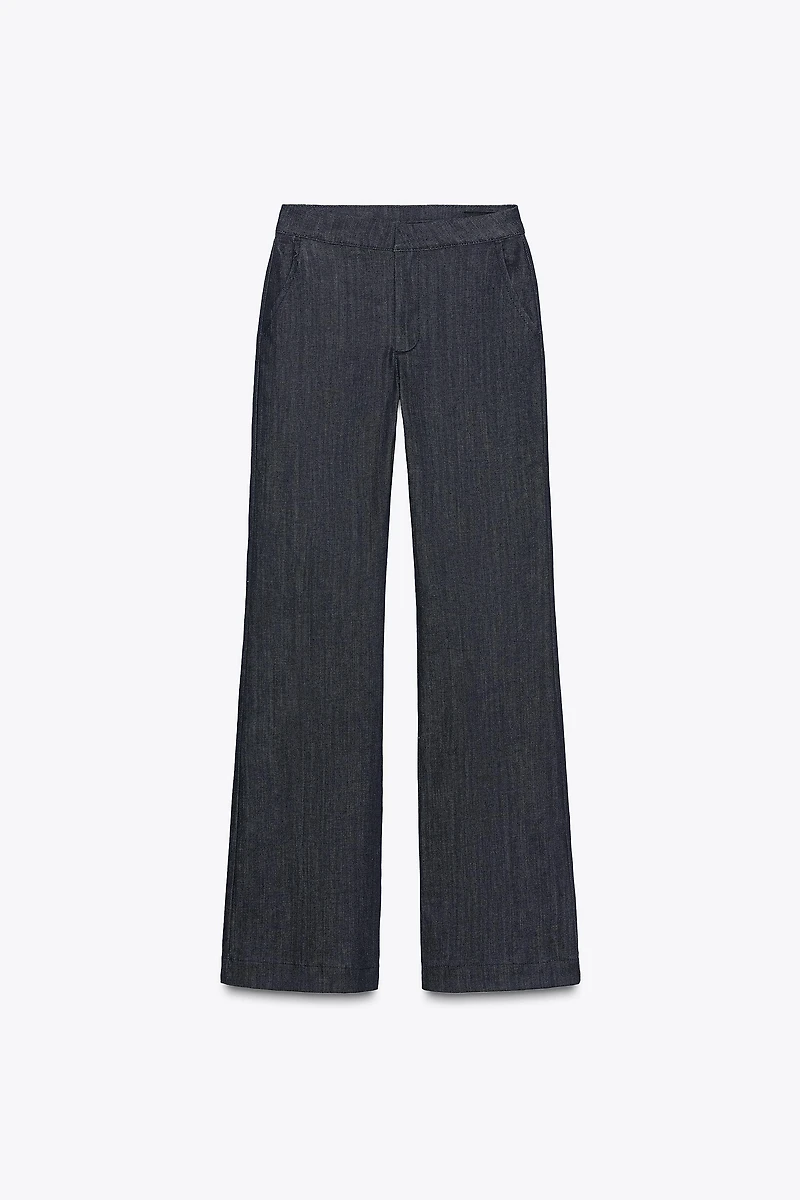 ZW COLLECTION MID-RISE FLARE JEANS