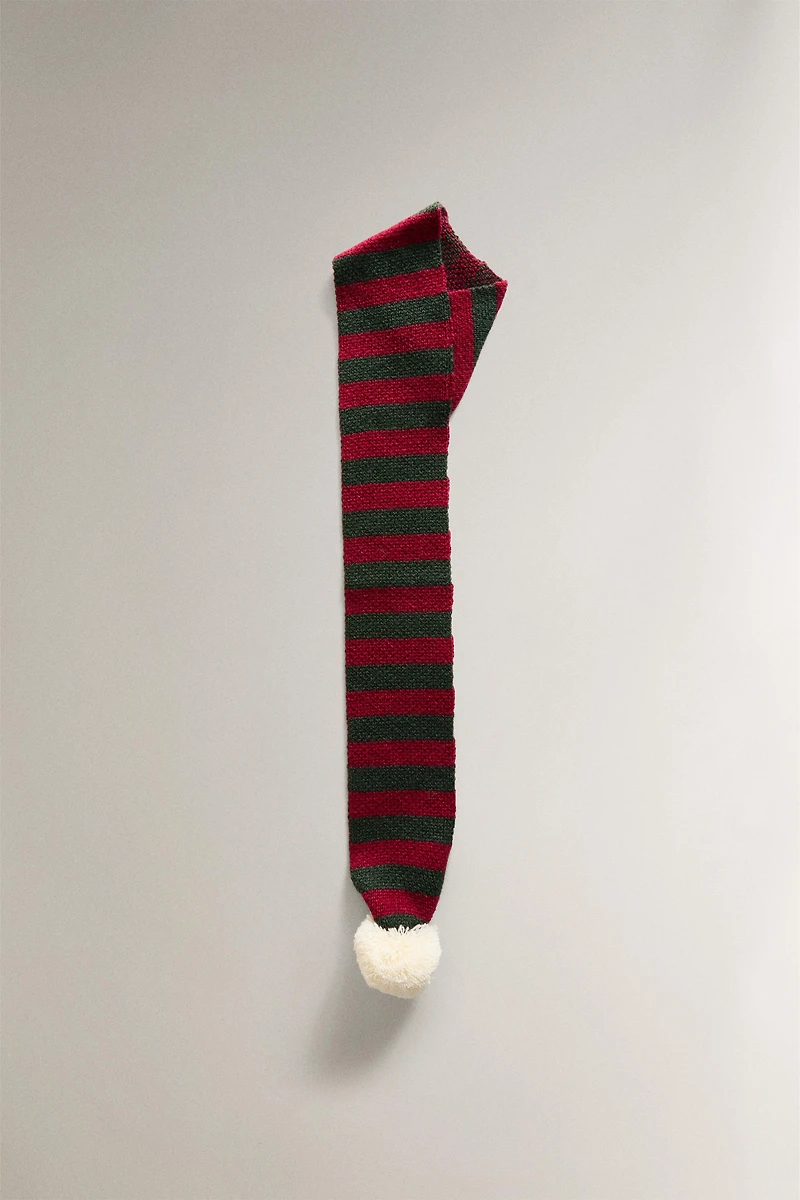 CHRISTMAS STRIPED SCARF PET