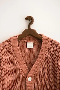 ZARA TIMELESS - GILET GROSSE MAILLE