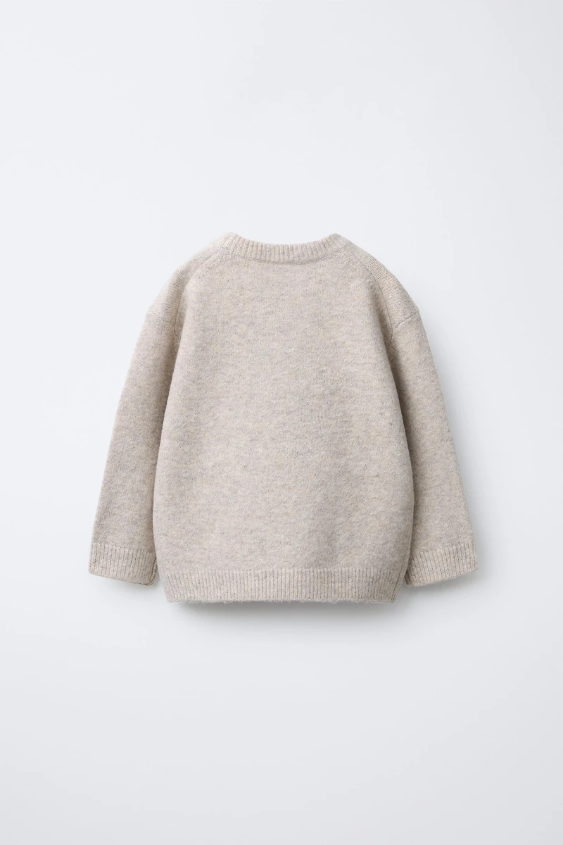 SOFT KNIT EMBROIDERED DOG JUMPER