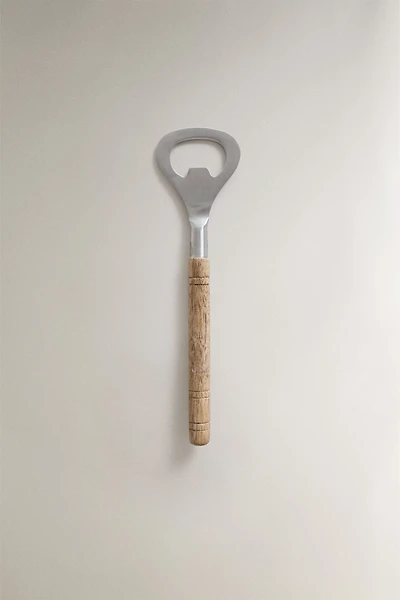 WOODEN BOTTLE OPENER