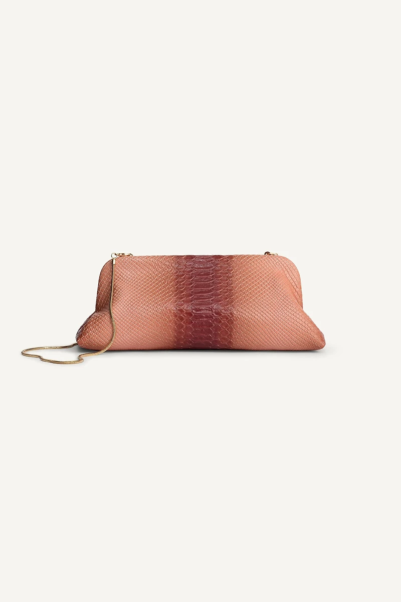 POCHETTE EN CUIR EFFET RELIEF ÉDITION LIMITÉE