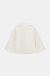 CROPPED BUTTON JACKET
