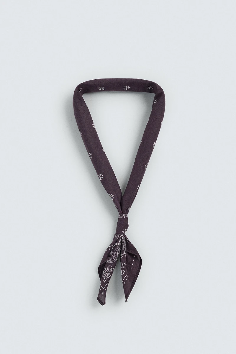 BANDANA À IMPRIMÉ PAISLEY