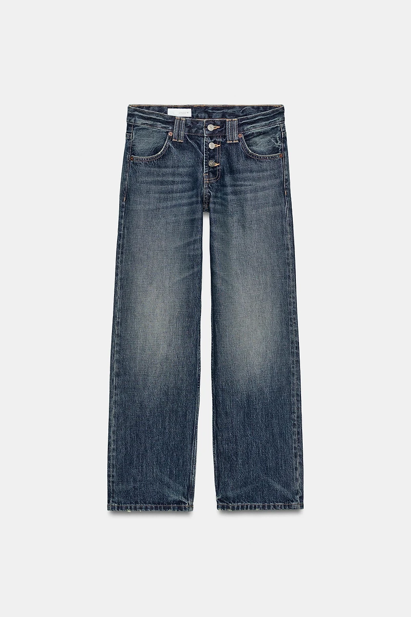 TRF LOW RISE STRAIGHT JEANS