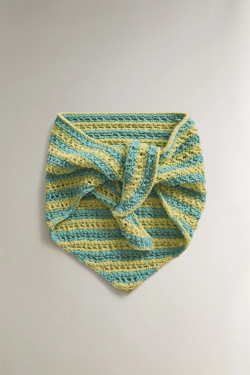 KIDS' CROCHET BEACH BANDANA